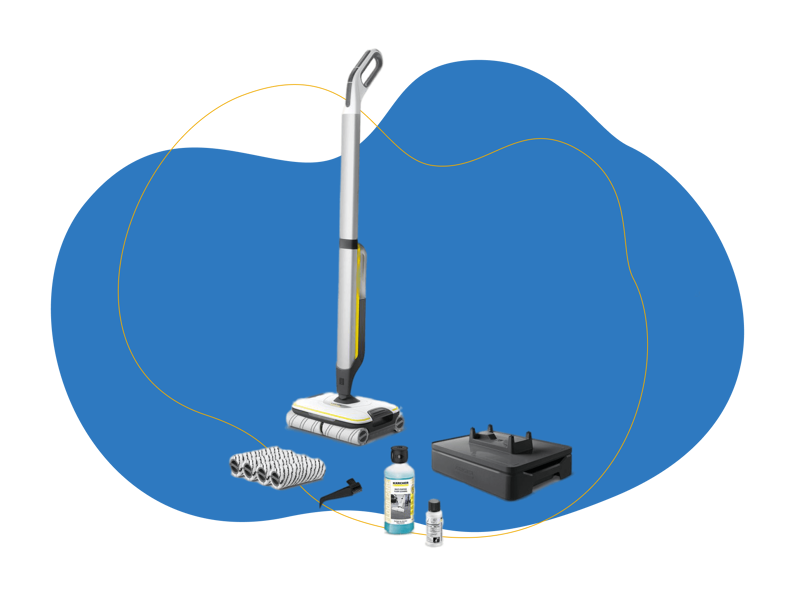 Беспроводная швабра Karcher FC 7 cordless Premium.